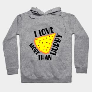 Pizza couple love funny Hoodie